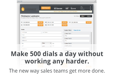 Make 500 dials a day without working any harder.